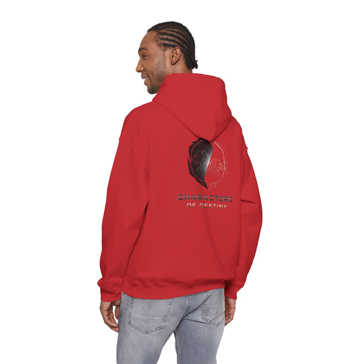 Characters of Destiny: Shadow & Light Emblem — Unisex Heavy Blend Hoodie