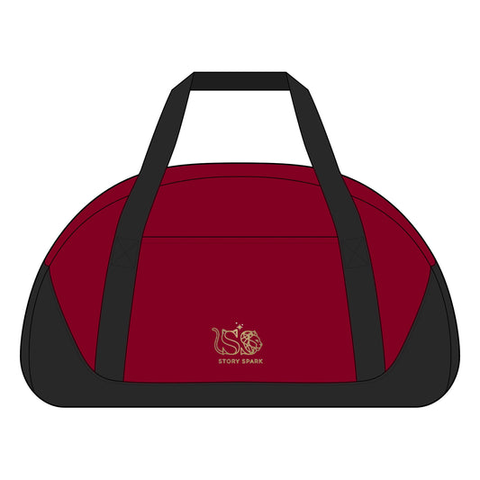 Cute Mummy Cat Skeleton Duffel Bag — "For Love Is Worth Every Battle"