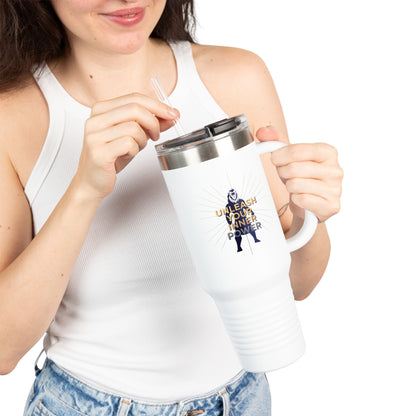 40oz Insulated Travel Mug — “Unleash Your Inner Power”