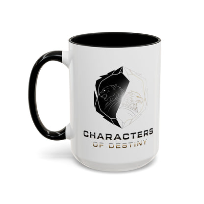 Accent Coffee Mug (11, 15oz) | Characters of Destiny: Shadow & Light Emblem