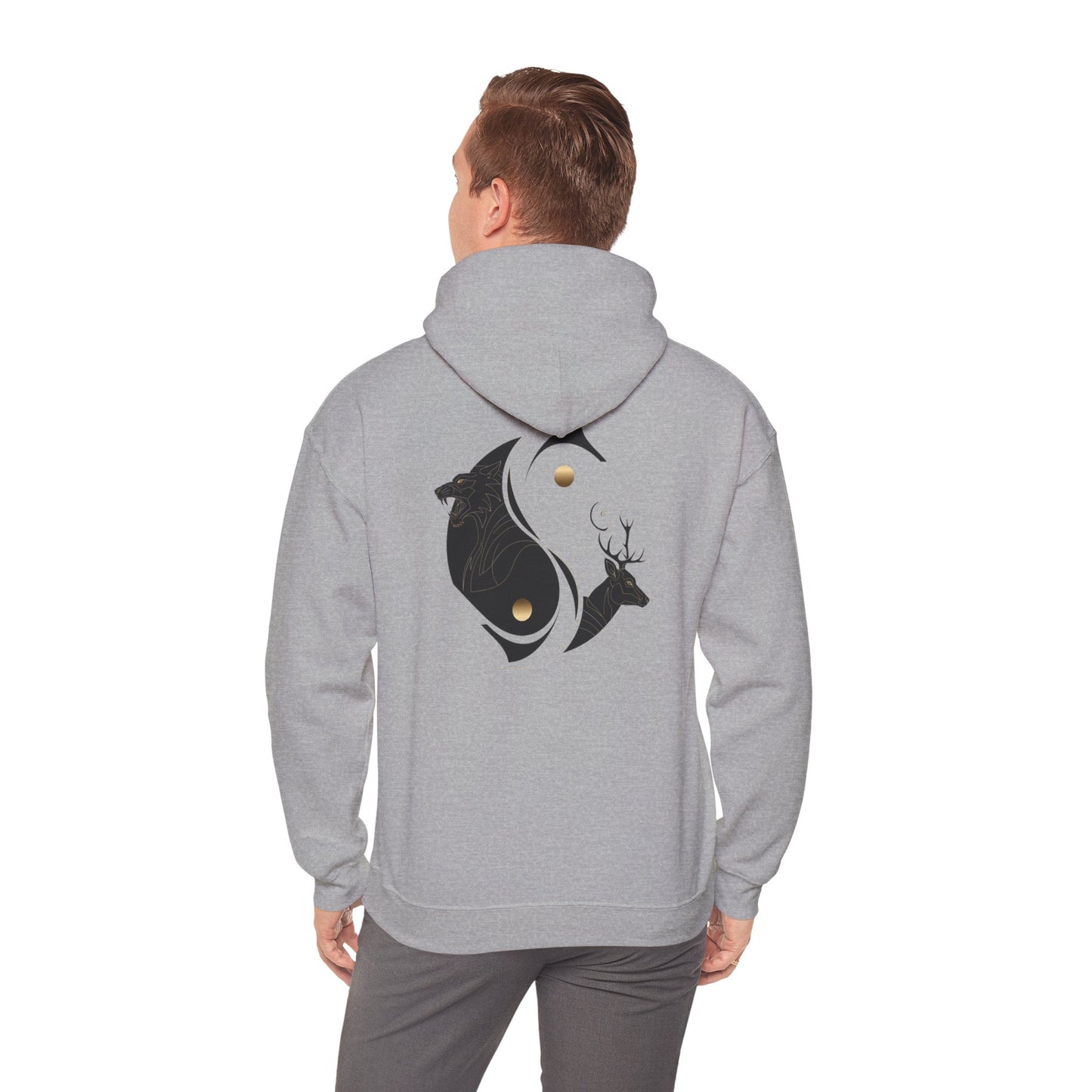 Futuristic Unisex Heavy Blend Hoodie Design