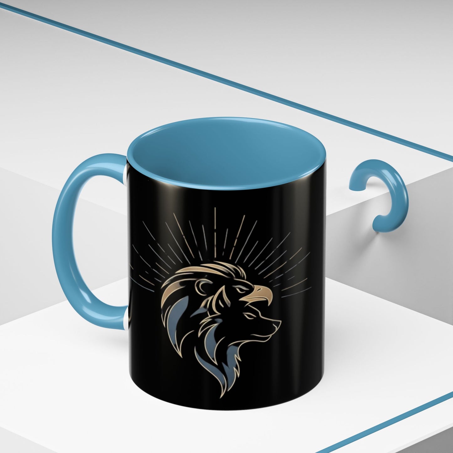 Accent Coffee Mug (11, 15oz) | Tri-Force Spirit