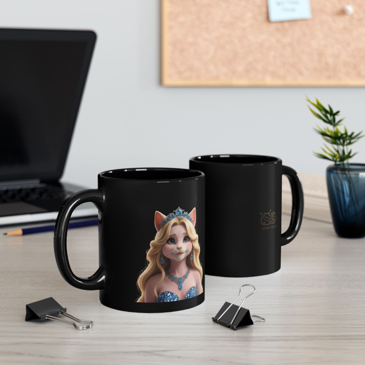 Princess Aurora Signature - Fantasy Ceramic Black Mug