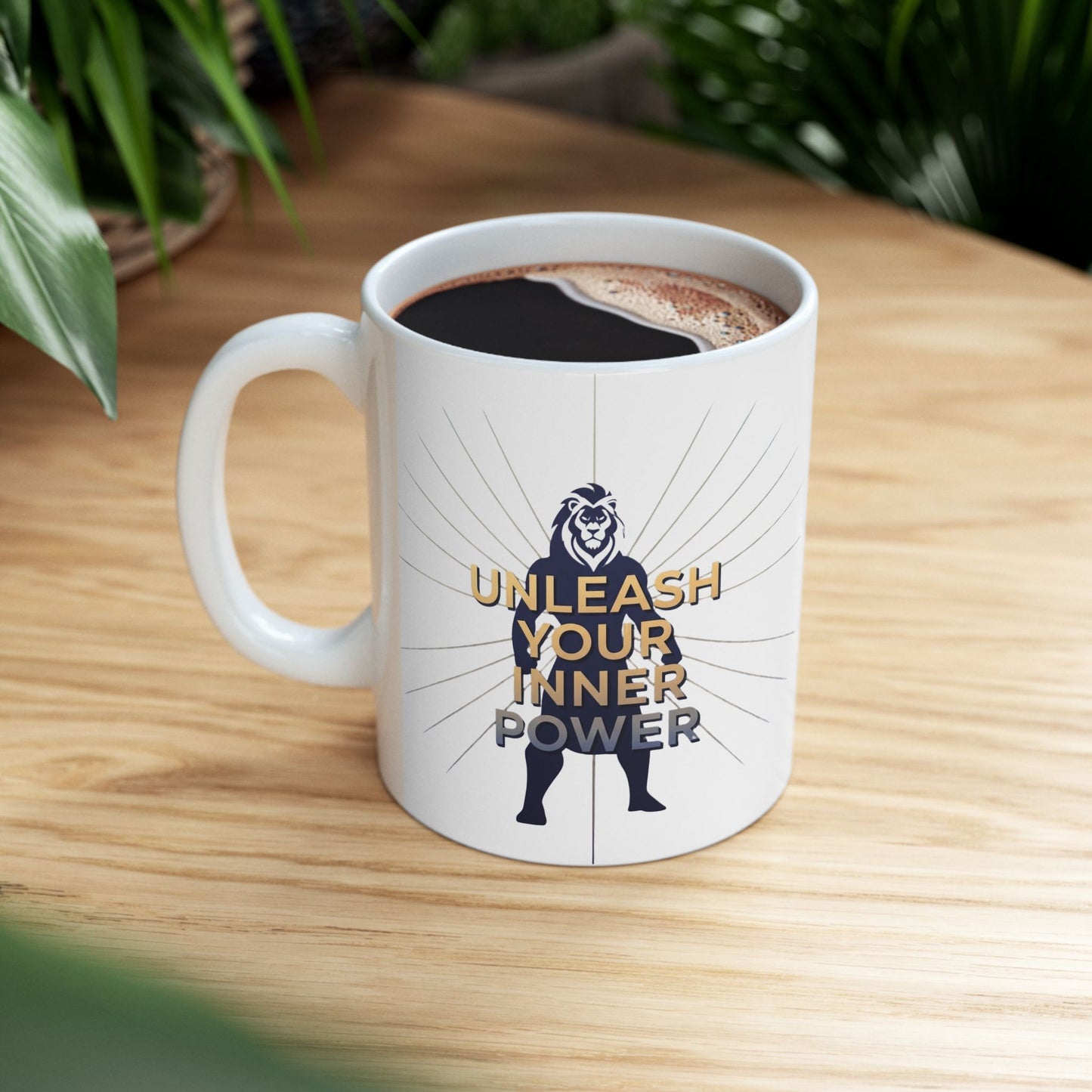 Ceramic Mug, (11oz, 15oz) | Unleash Your Inner Power