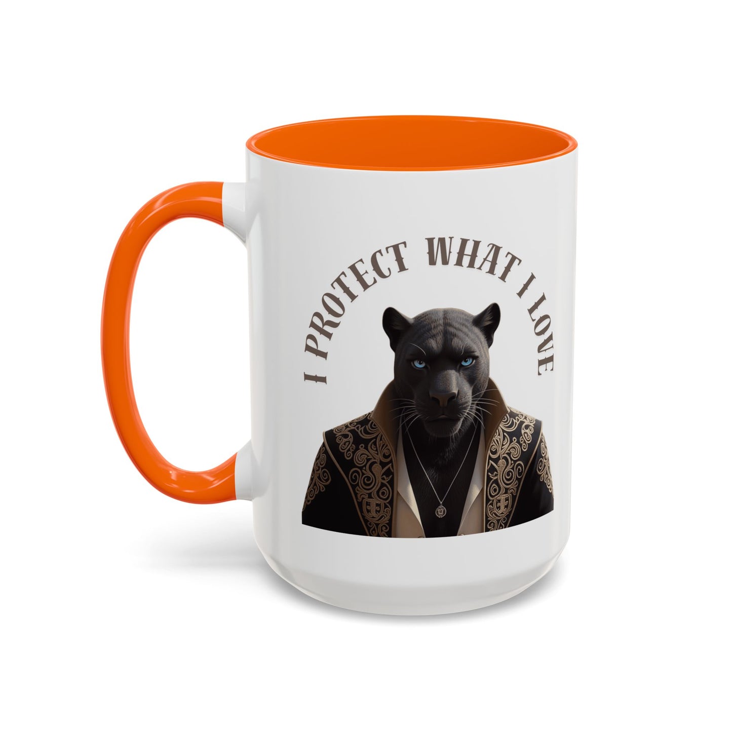 Accent Coffee Mug (11, 15oz) | Damon : I Protect What I Love