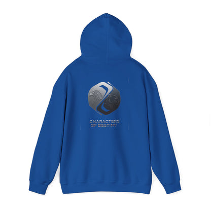 Characters of Destiny: Metallic Symmetry ـــــ Unisex Heavy Blend Hoodie