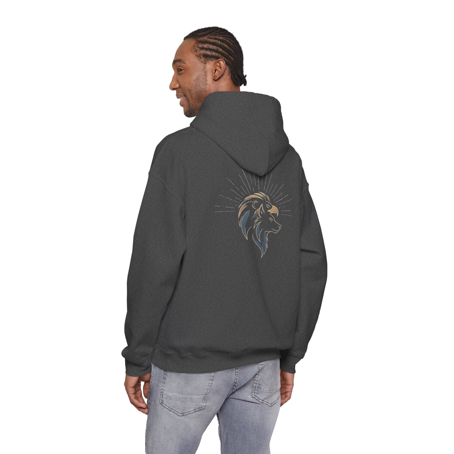 Mix Animal Head Hoodie — Unisex Heavy Blend Pullover