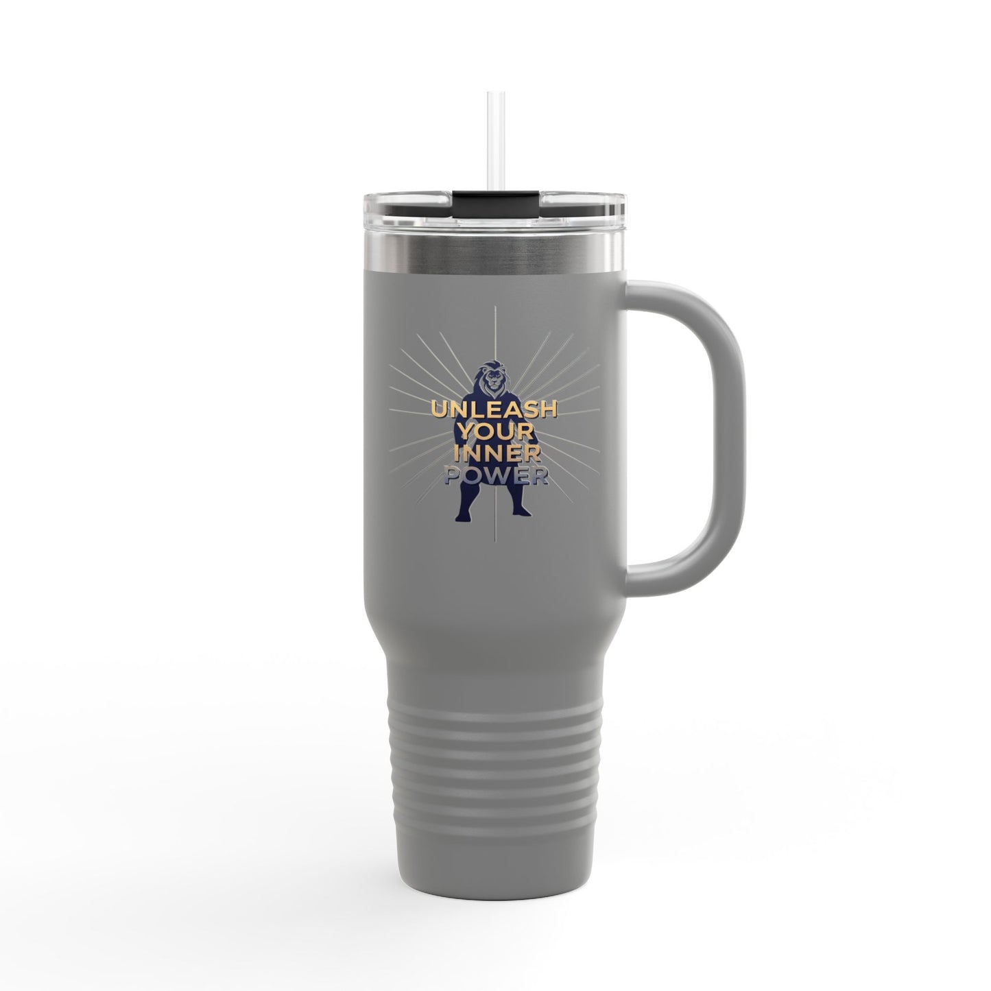 40oz Insulated Travel Mug — “Unleash Your Inner Power”