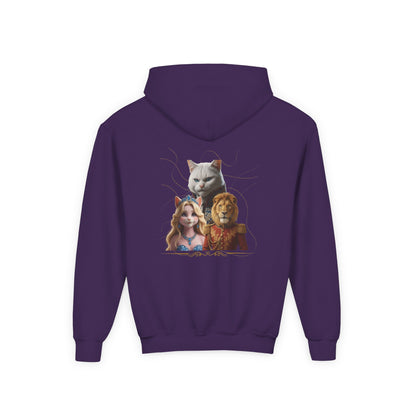 Hooded Sweatshirt: Pretended Kitten - Leo, Stefan and Aurora