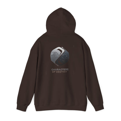 Characters of Destiny: Metallic Symmetry ـــــ Unisex Heavy Blend Hoodie