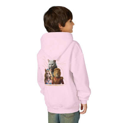 Hooded Sweatshirt: Pretended Kitten - Leo, Stefan and Aurora