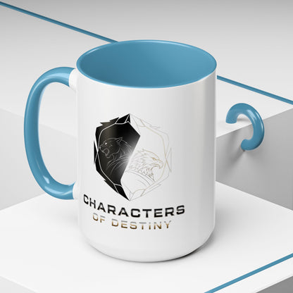 Accent Coffee Mug (11, 15oz) | Characters of Destiny: Shadow & Light Emblem