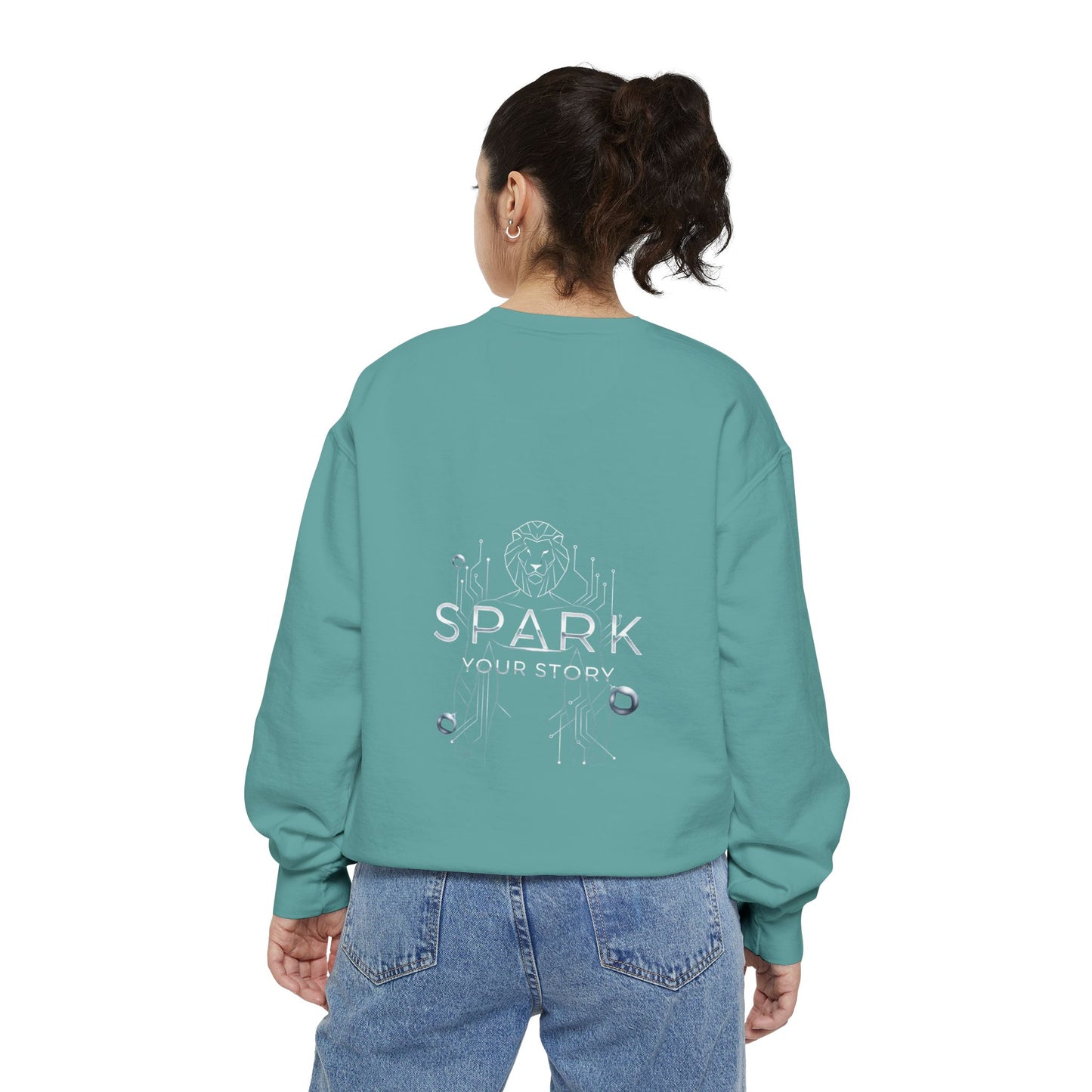 Spark Your Story | Unisex Garment-Dyed Sweatshirt