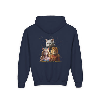 Hooded Sweatshirt: Pretended Kitten - Leo, Stefan and Aurora