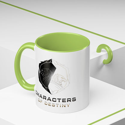 Accent Coffee Mug (11, 15oz) | Characters of Destiny: Shadow & Light Emblem