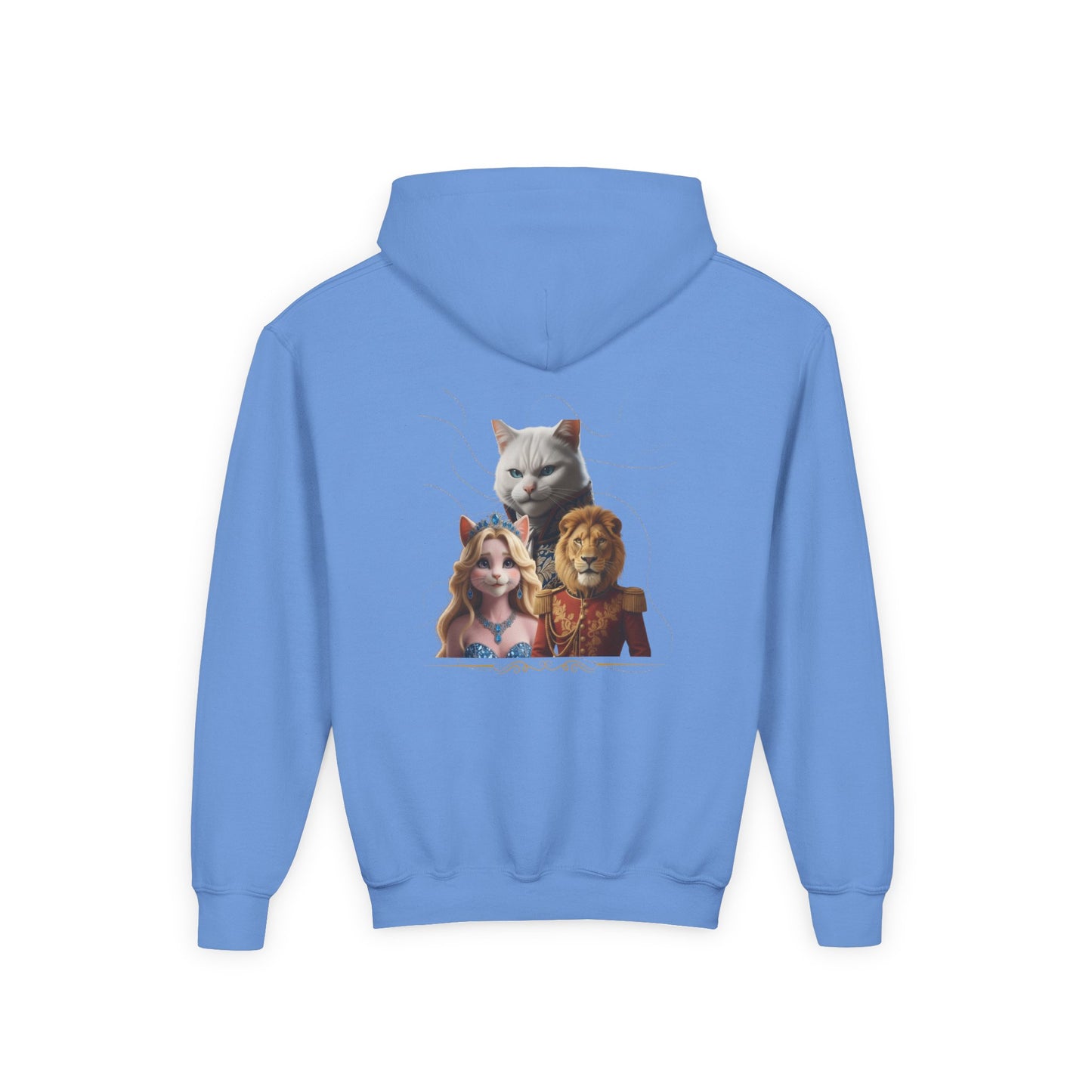 Hooded Sweatshirt: Pretended Kitten - Leo, Stefan and Aurora