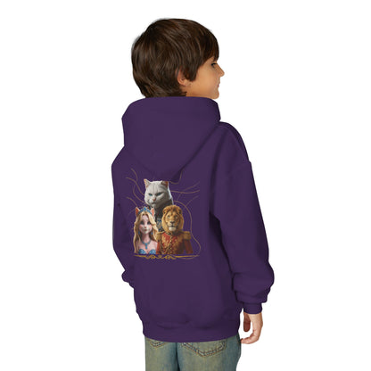 Hooded Sweatshirt: Pretended Kitten - Leo, Stefan and Aurora