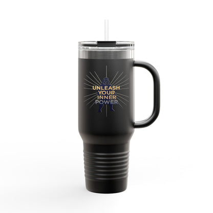 40oz Insulated Travel Mug — “Unleash Your Inner Power”