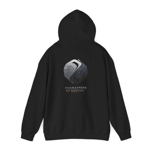 Characters of Destiny: Metallic Symmetry ـــــ Unisex Heavy Blend Hoodie