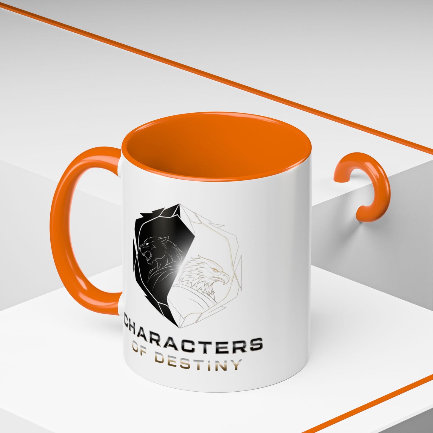 Accent Coffee Mug (11, 15oz) | Characters of Destiny: Shadow & Light Emblem