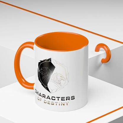 Accent Coffee Mug (11, 15oz) | Characters of Destiny: Shadow & Light Emblem