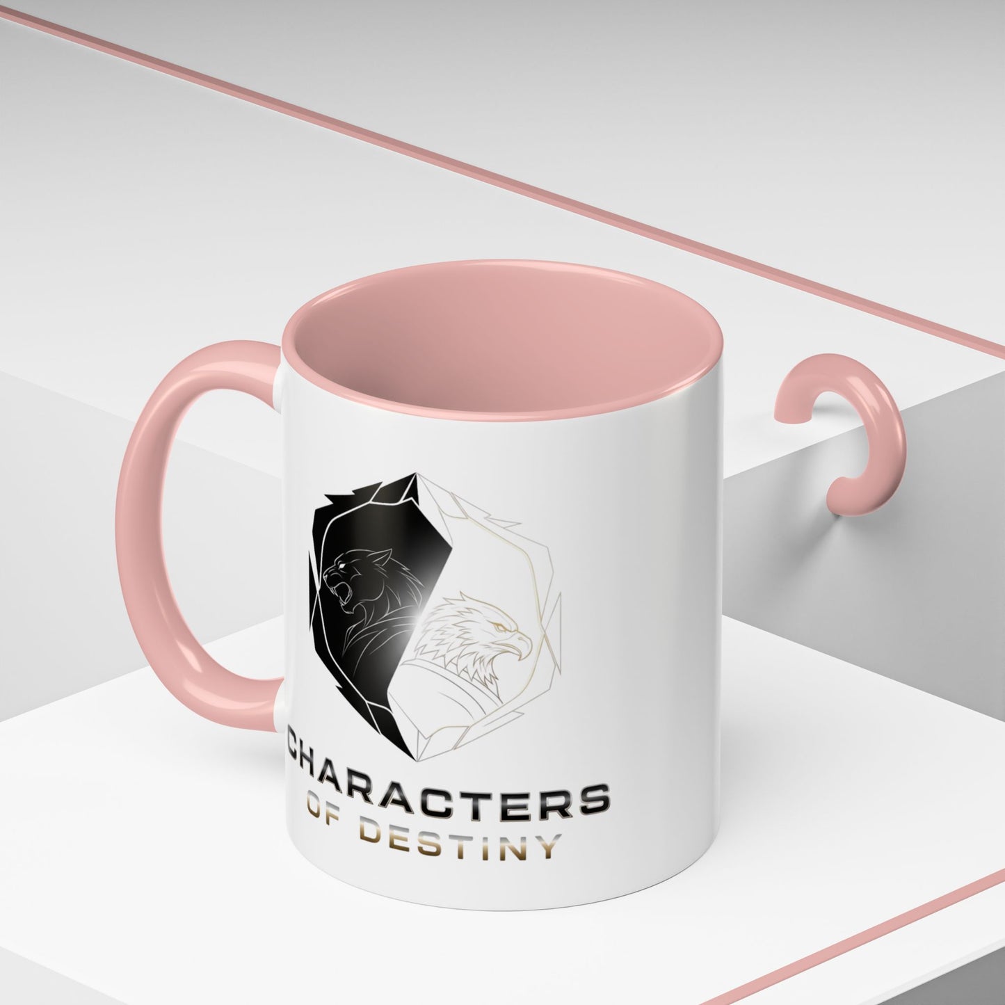 Accent Coffee Mug (11, 15oz) | Characters of Destiny: Shadow & Light Emblem