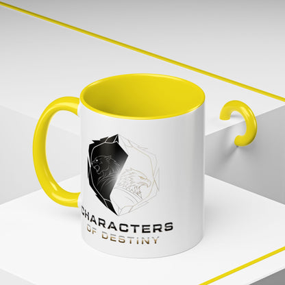 Accent Coffee Mug (11, 15oz) | Characters of Destiny: Shadow & Light Emblem