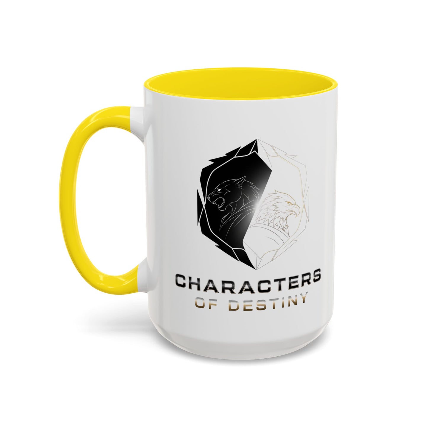 Accent Coffee Mug (11, 15oz) | Characters of Destiny: Shadow & Light Emblem