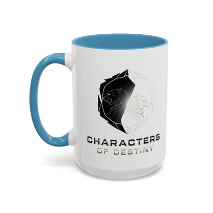 Accent Coffee Mug (11, 15oz) | Characters of Destiny: Shadow & Light Emblem