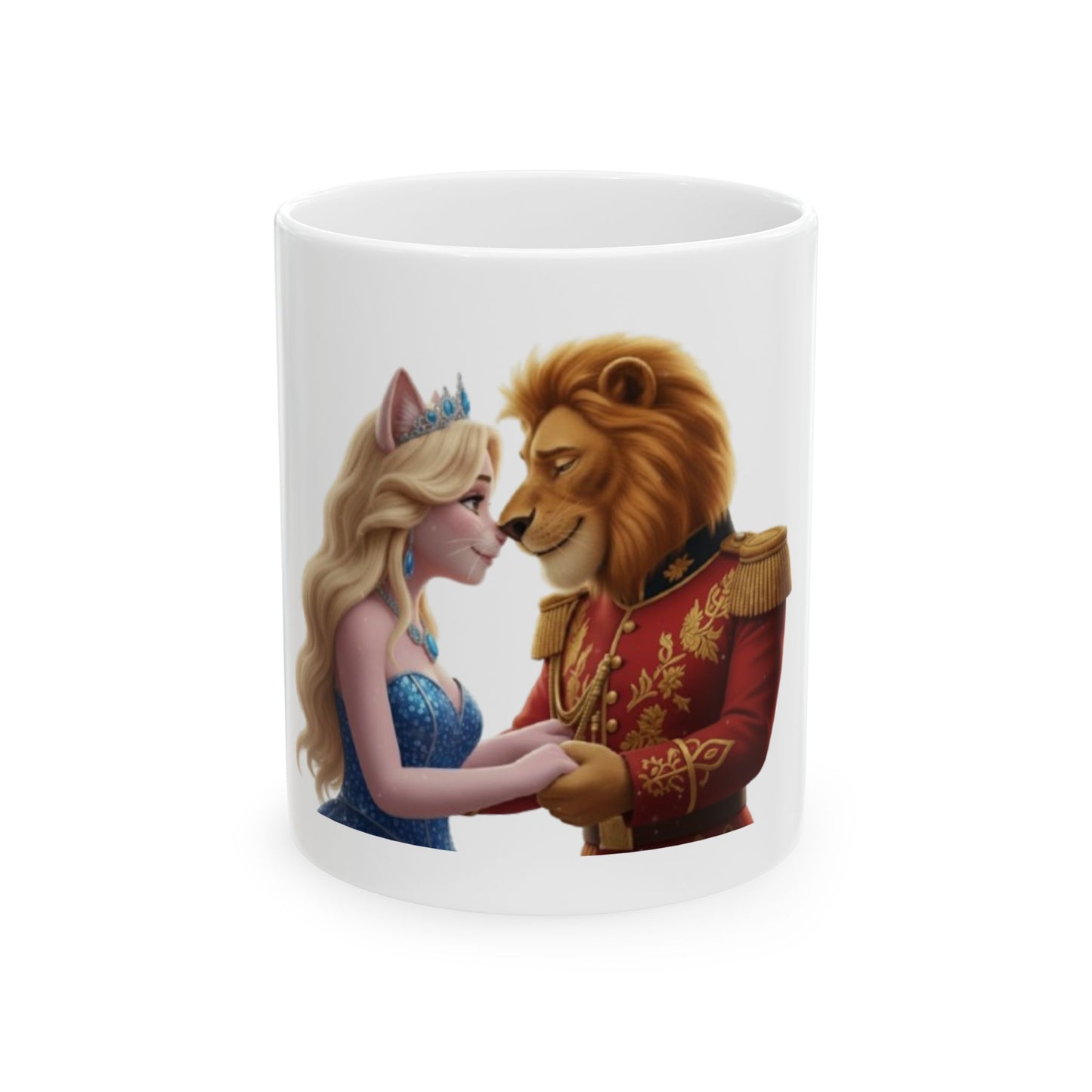 Aurora & Lion Prince Ceramic Mug — 11oz/15oz