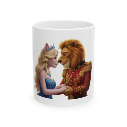 Aurora & Lion Prince Ceramic Mug — 11oz/15oz