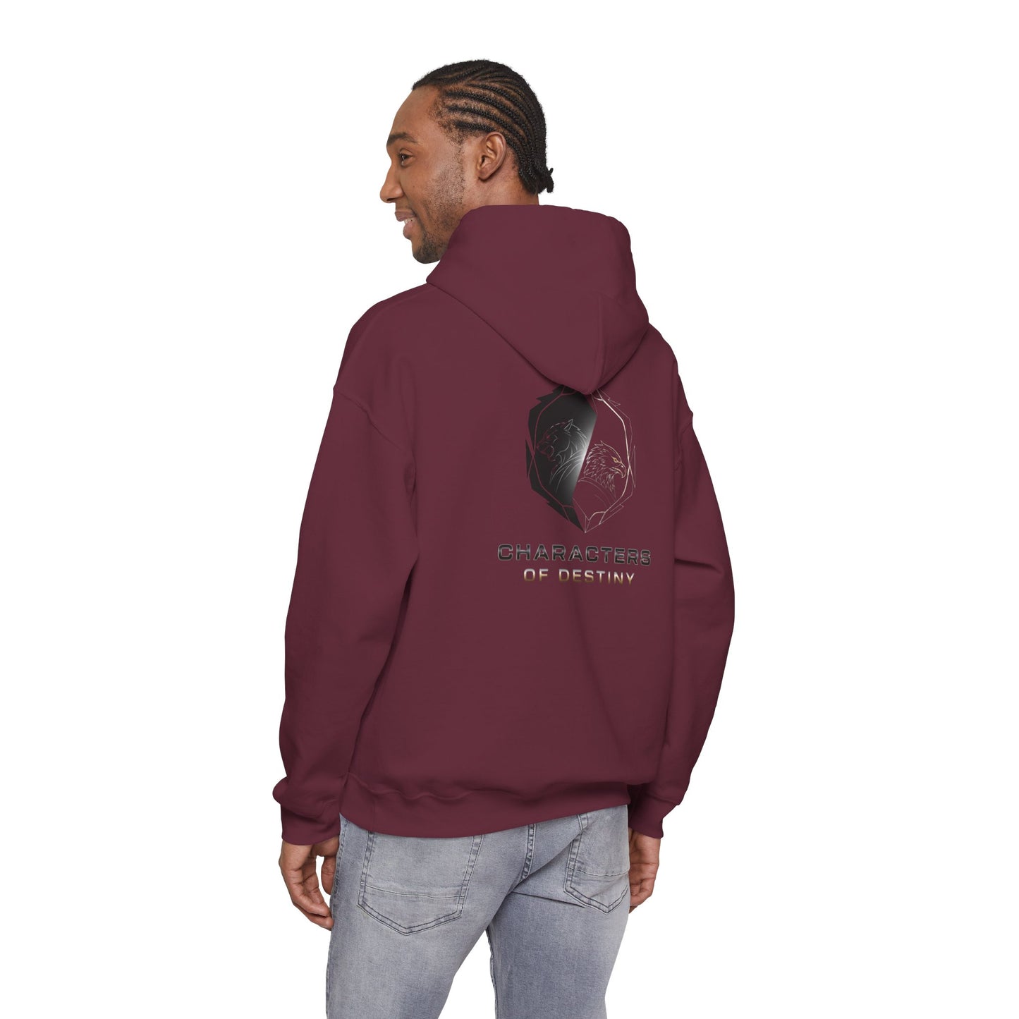 Characters of Destiny: Shadow & Light Emblem — Unisex Heavy Blend Hoodie