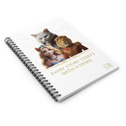 False Kitten Fantasy Notebook - Aurora, Leo & Stefan