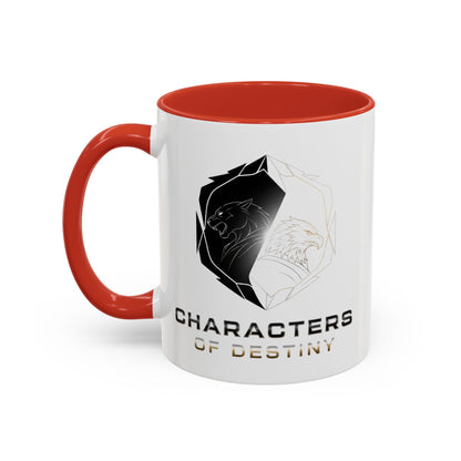 Accent Coffee Mug (11, 15oz) | Characters of Destiny: Shadow & Light Emblem