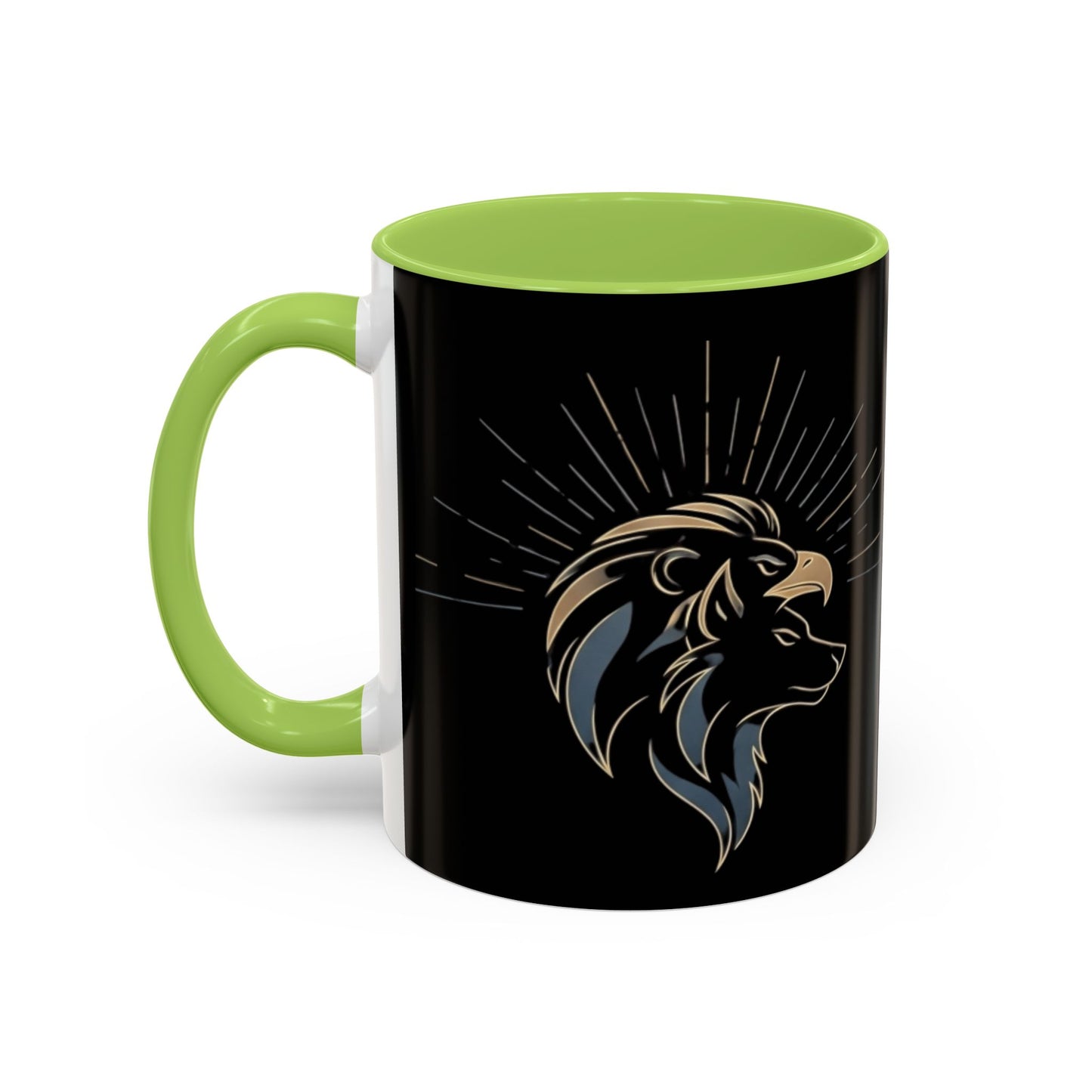 Accent Coffee Mug (11, 15oz) | Tri-Force Spirit