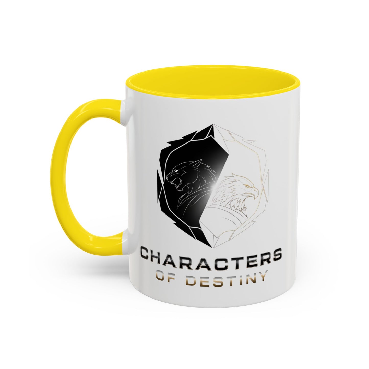 Accent Coffee Mug (11, 15oz) | Characters of Destiny: Shadow & Light Emblem