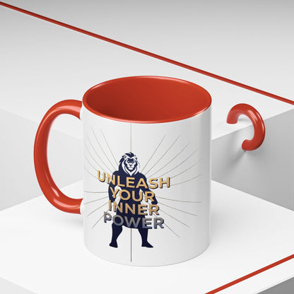Accent Coffee Mug (11, 15oz) | Unleash Your Inner Power