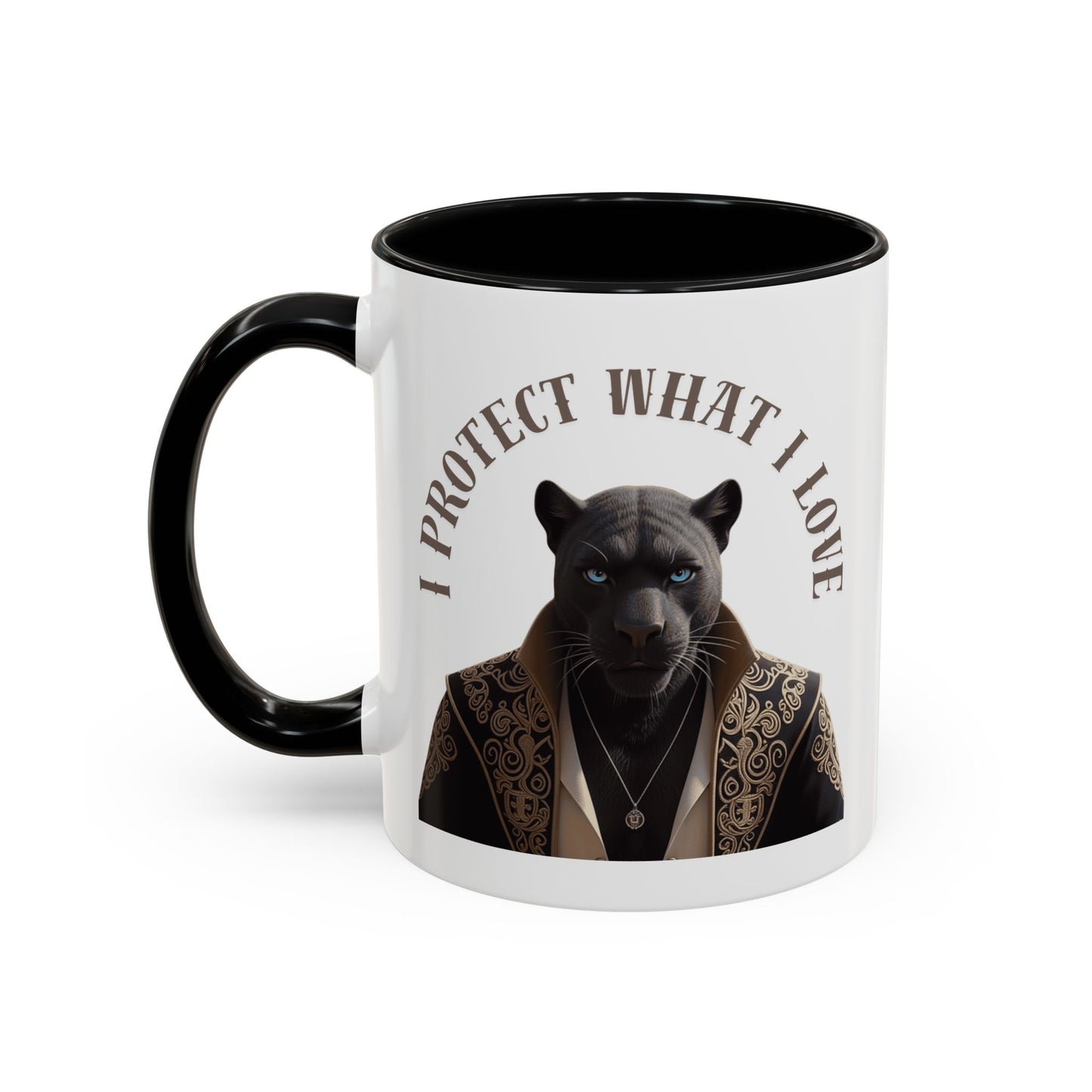 Accent Coffee Mug (11, 15oz) | Damon : I Protect What I Love