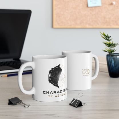 Ceramic Mug, (11oz, 15oz) | Characters of Destiny: Shadow & Light Emblem