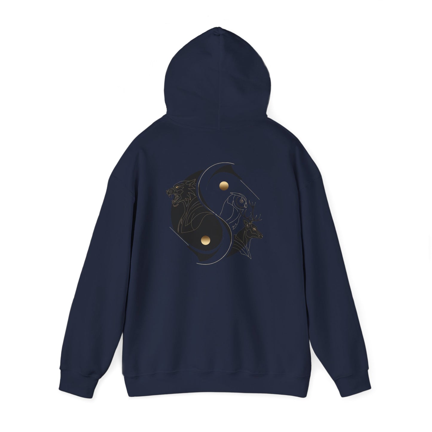 Futuristic Unisex Heavy Blend Hoodie Design