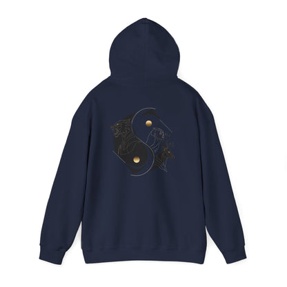 Futuristic Unisex Heavy Blend Hoodie Design