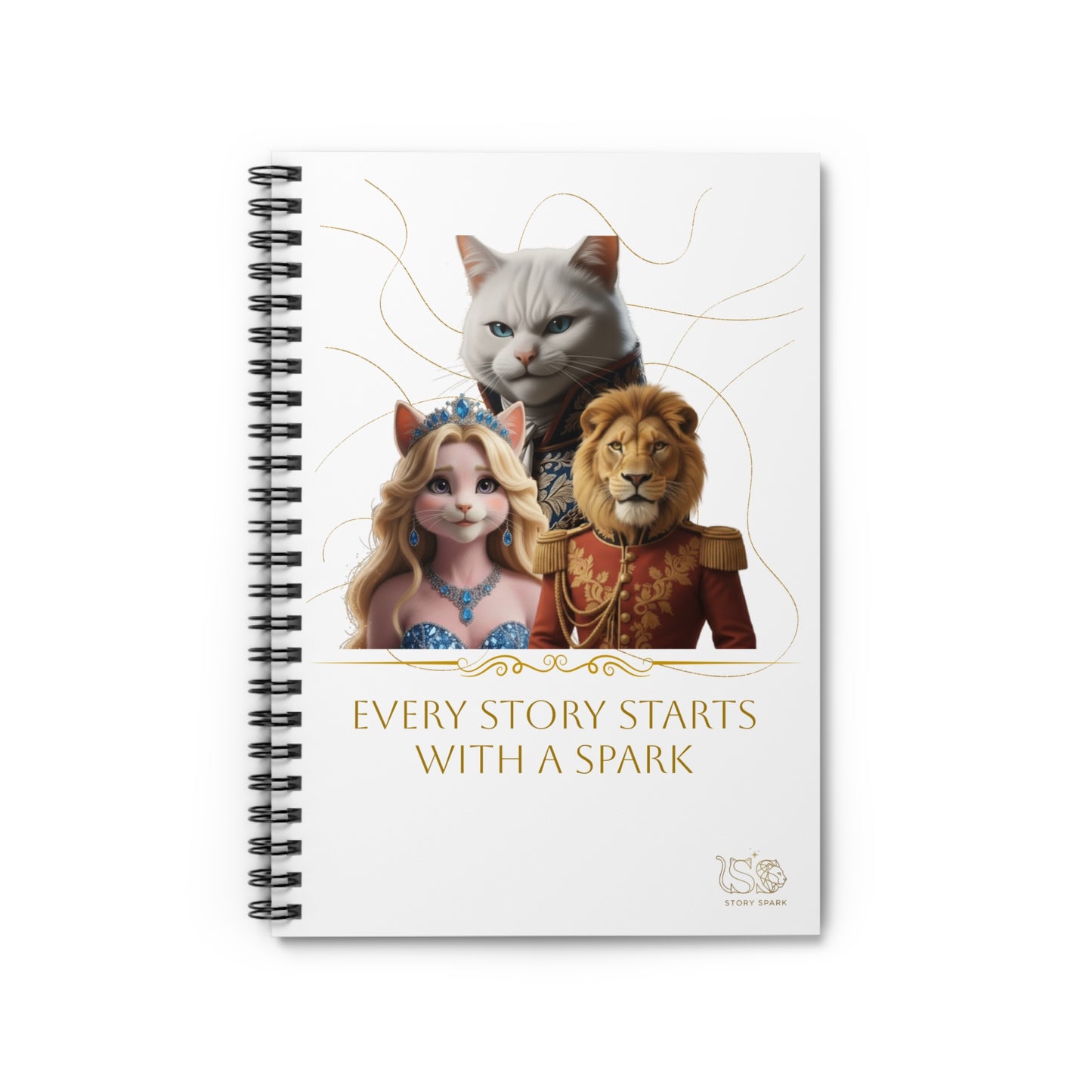 False Kitten Fantasy Notebook - Aurora, Leo & Stefan