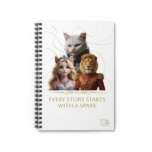 False Kitten Fantasy Notebook - Aurora, Leo & Stefan