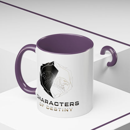 Accent Coffee Mug (11, 15oz) | Characters of Destiny: Shadow & Light Emblem