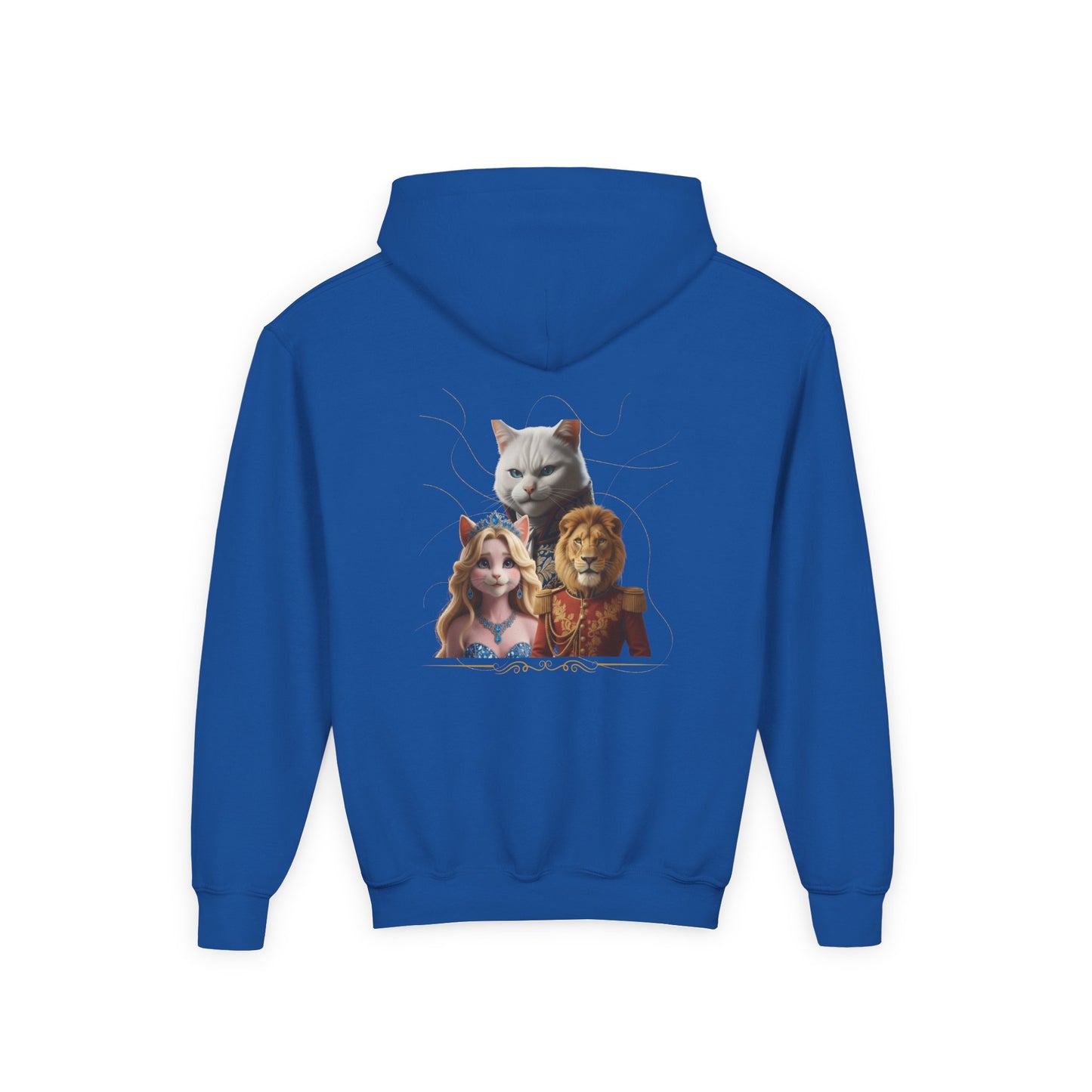 Hooded Sweatshirt: Pretended Kitten - Leo, Stefan and Aurora