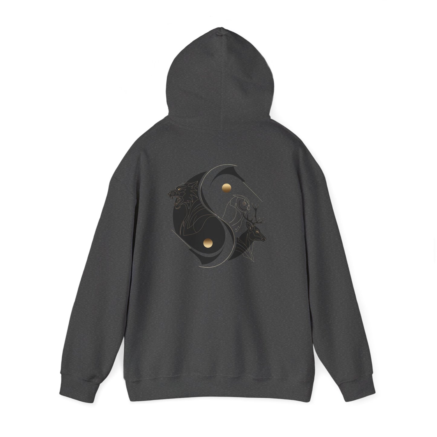 Futuristic Unisex Heavy Blend Hoodie Design