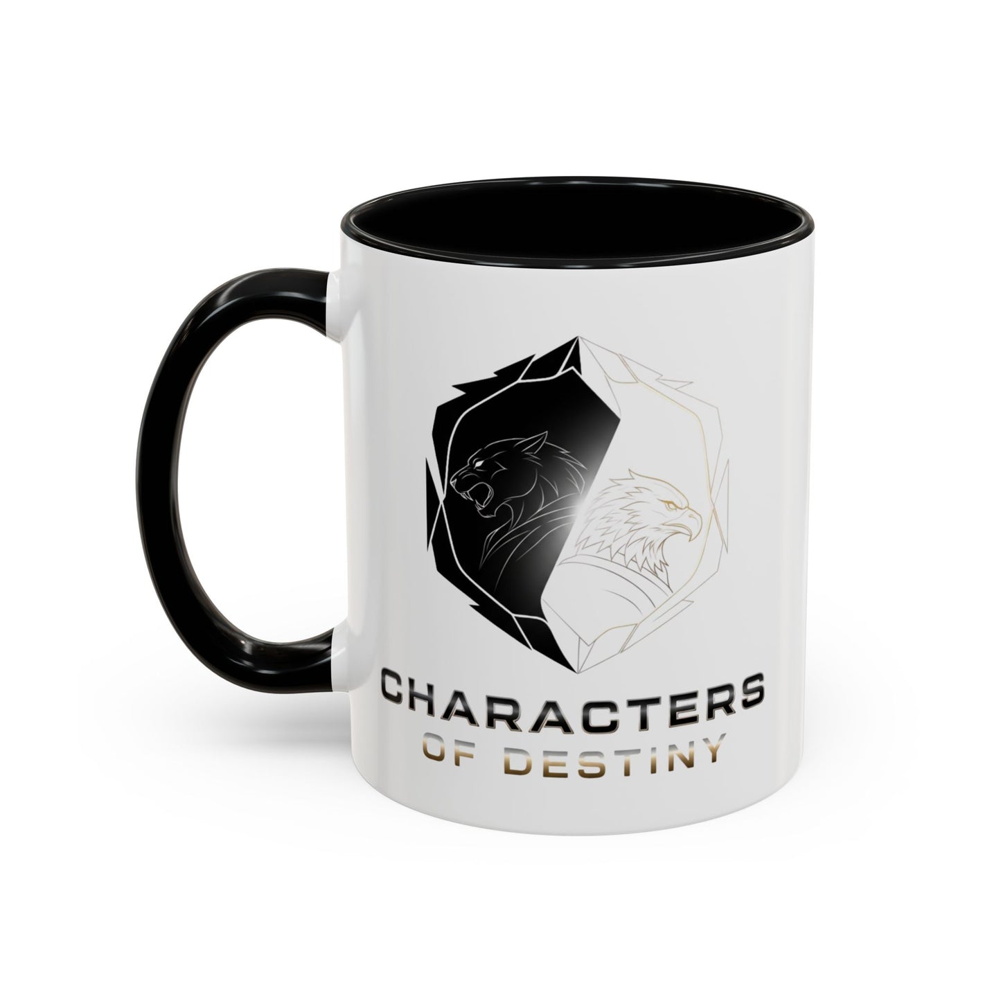 Accent Coffee Mug (11, 15oz) | Characters of Destiny: Shadow & Light Emblem