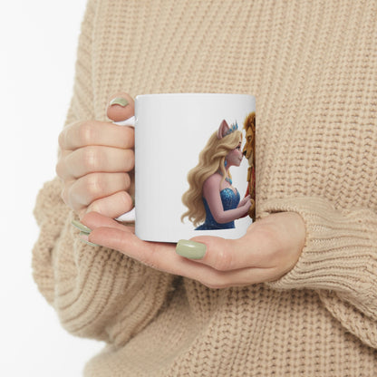 Aurora & Lion Prince Ceramic Mug — 11oz/15oz