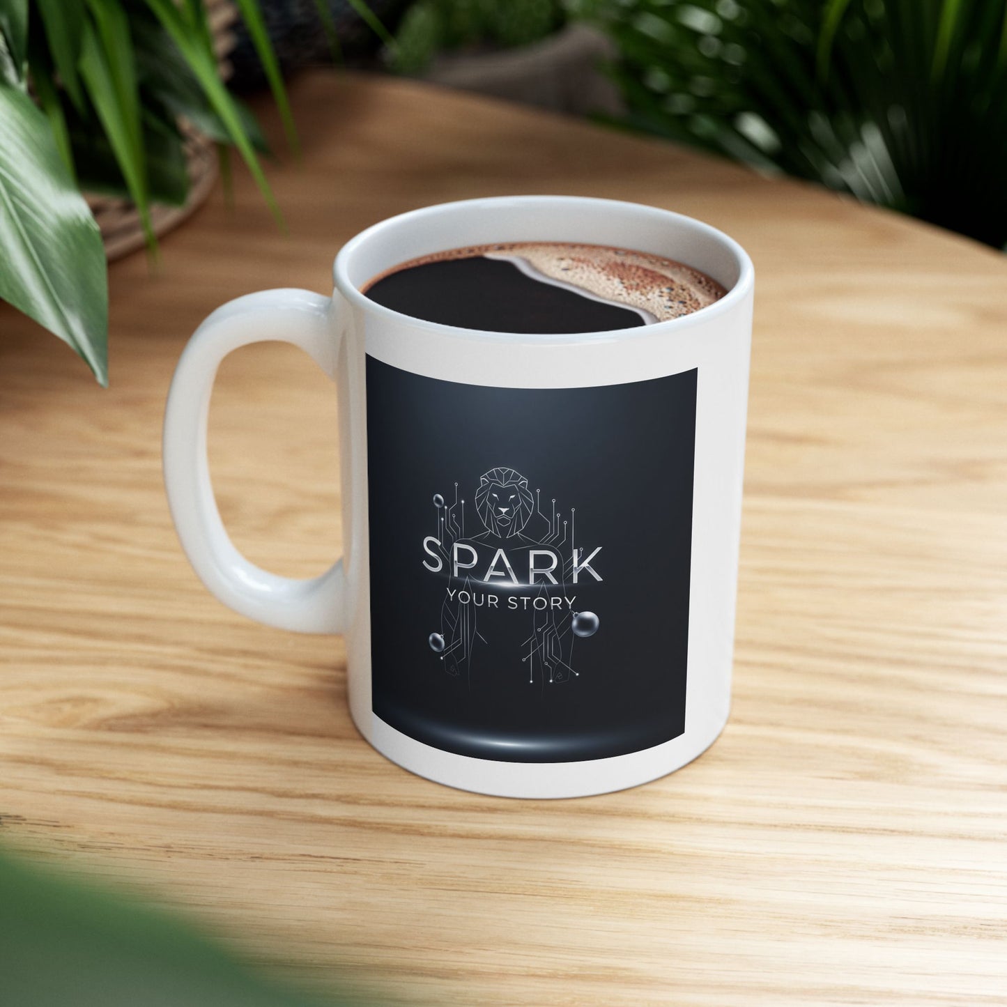 Spark Your Story | Ceramic Mug, (11oz, 15oz)