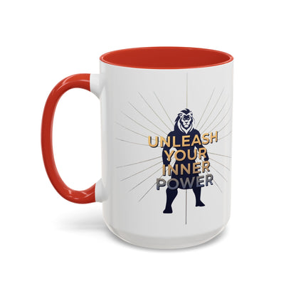 Accent Coffee Mug (11, 15oz) | Unleash Your Inner Power